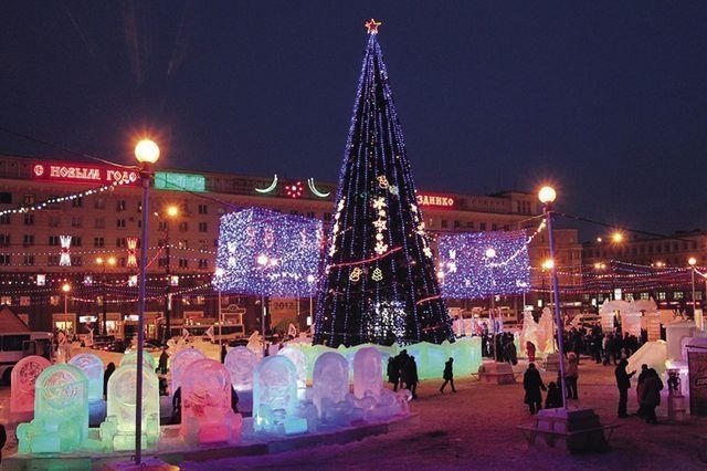 Новогодняя афиша Челябинска